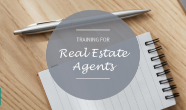graphic that say training for real estate agents