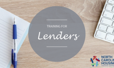 graphic that says training for lenders