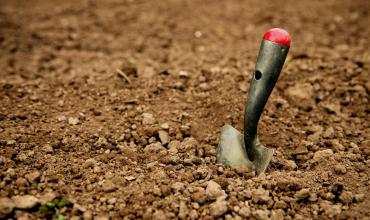 Oak Ridge Park Breaks Ground in Ayden September 5 Shovel in the dirt