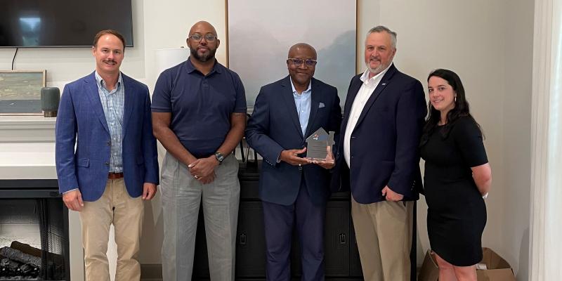 Award presentation to Eastway Crossings